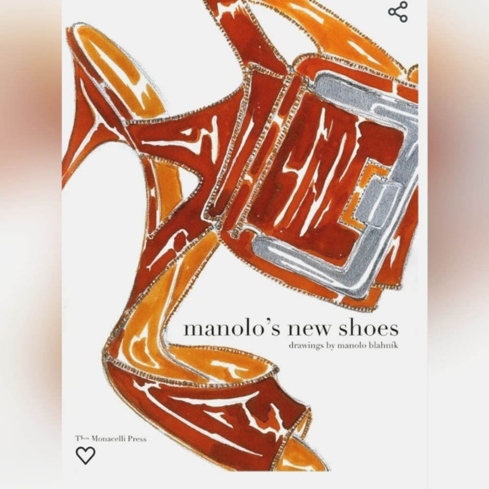 🎉HP🎊 Manolo Blahnik Illustrated Volume  Book Witty Seductive Drawing Shoes